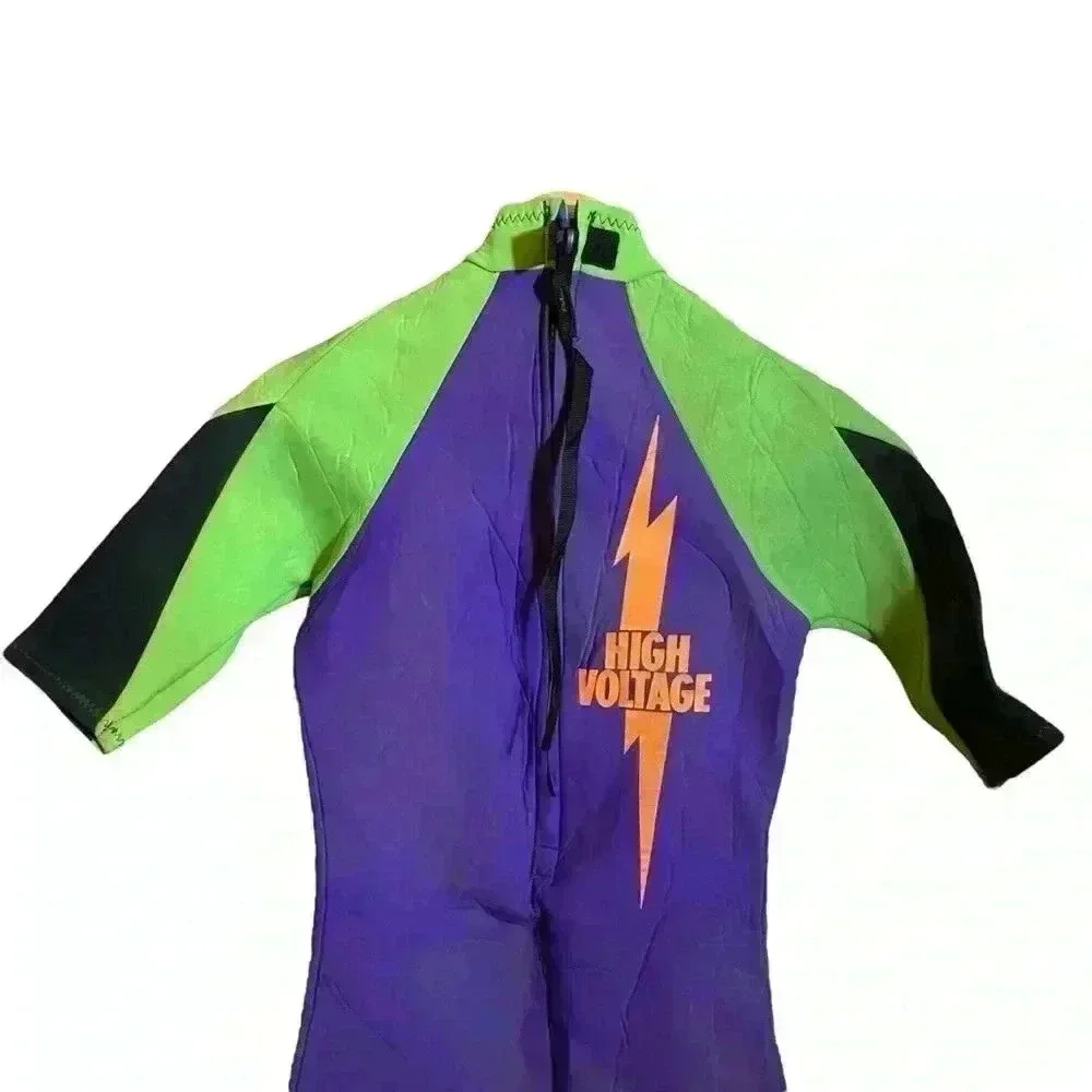 Vintage Proflex High Voltage Neoprene Shorty Swimming Surfing Wetsuit Men's Smal